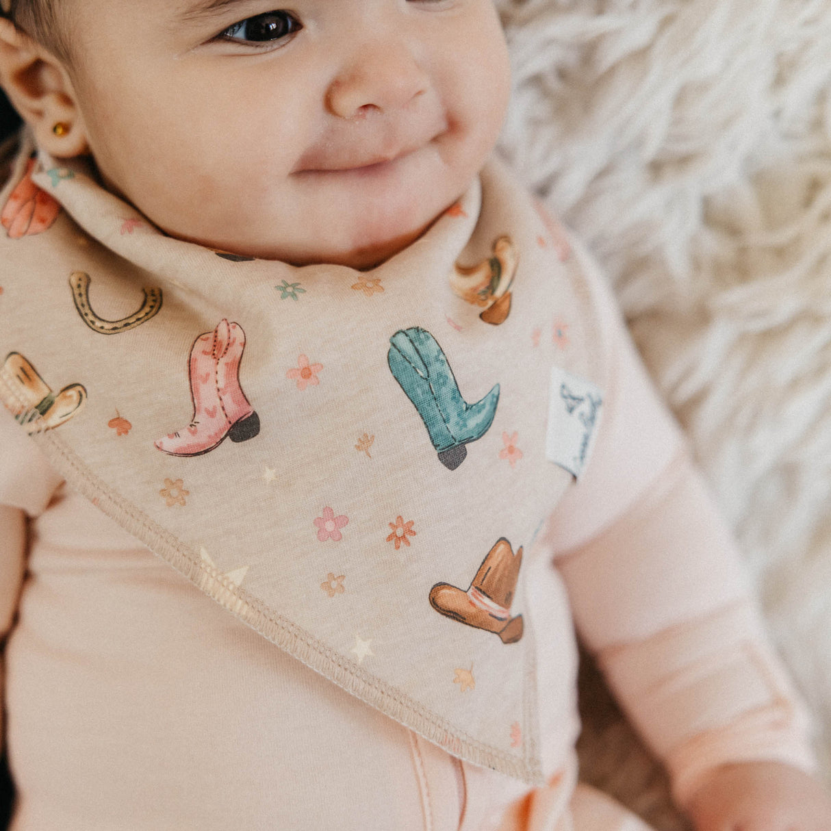 Baby Bandana Bibs- Cheyenne by Copper Pearl