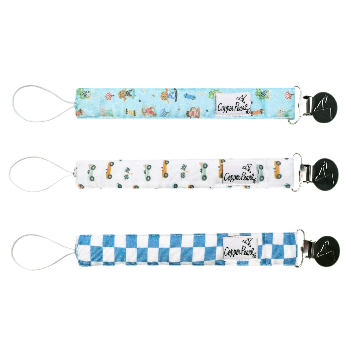 Binky Clips- Speedster by Copper Pearl