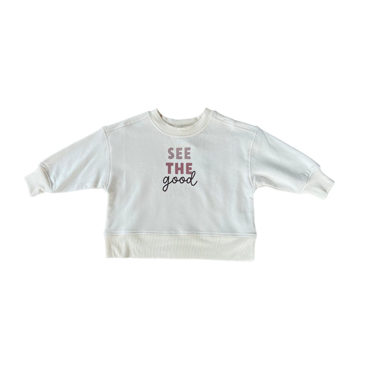 Boxy Sweatshirt - See The Good by babysprouts