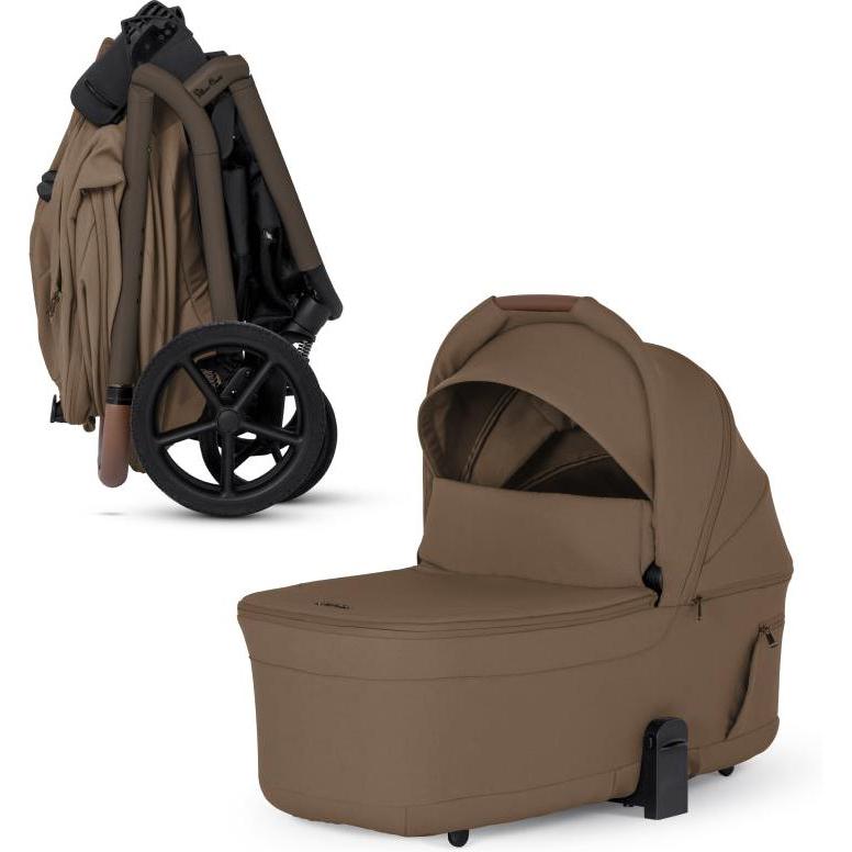 Silver Cross Breez Compact Stroller + Folding Bassinet Bundle