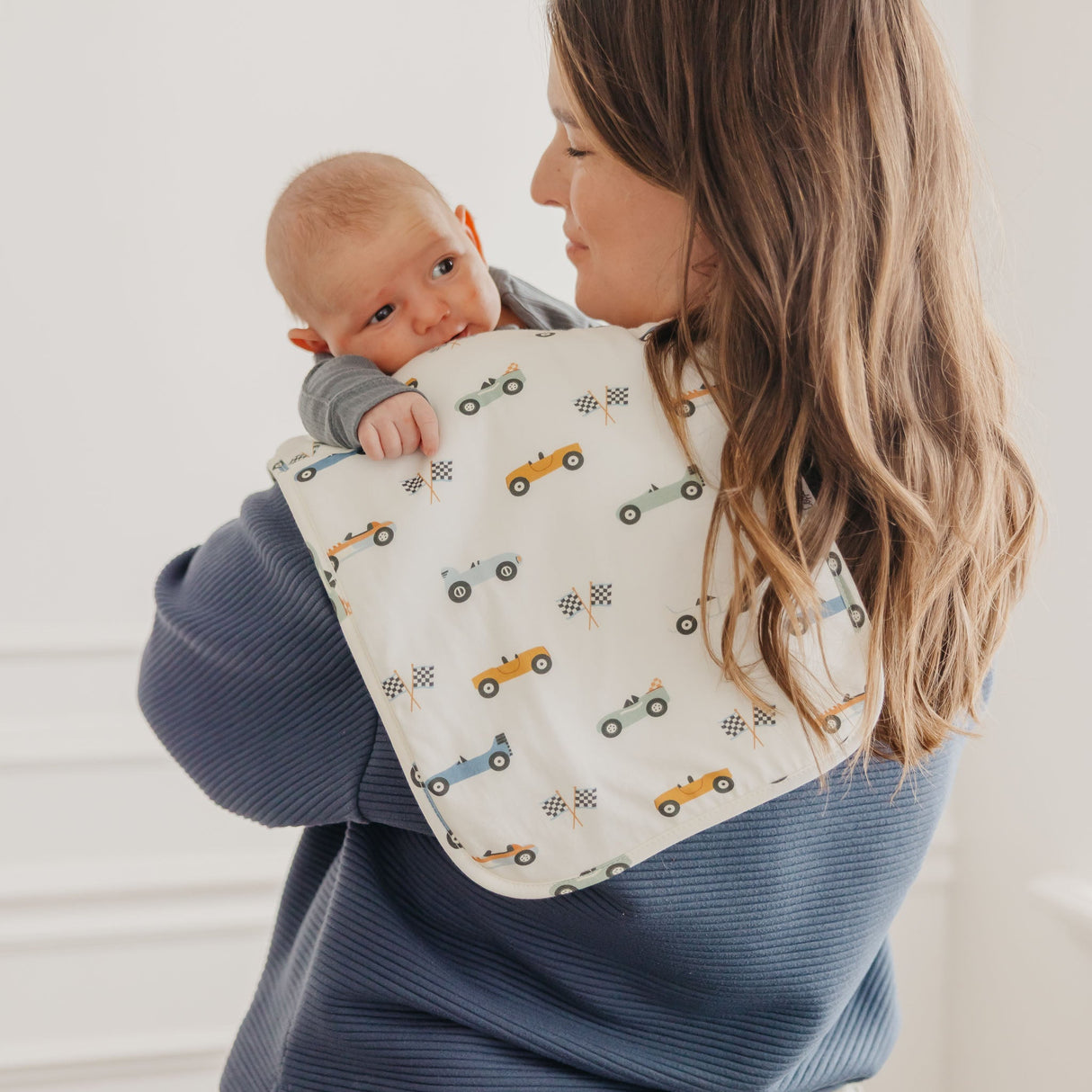 Premium Burp Cloths- Speedster by Copper Pearl