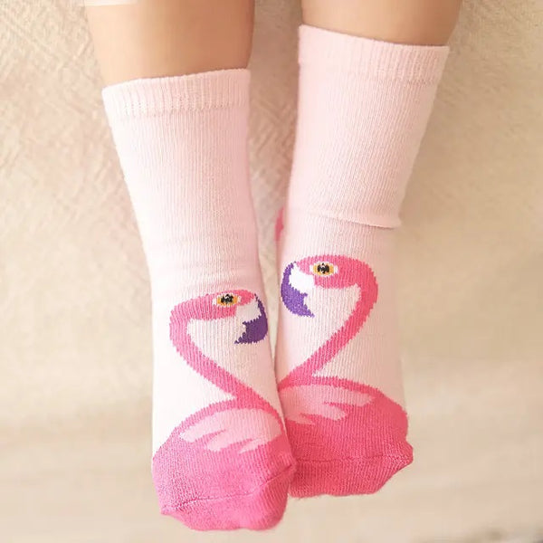 Zoo Socks- Flamingo
