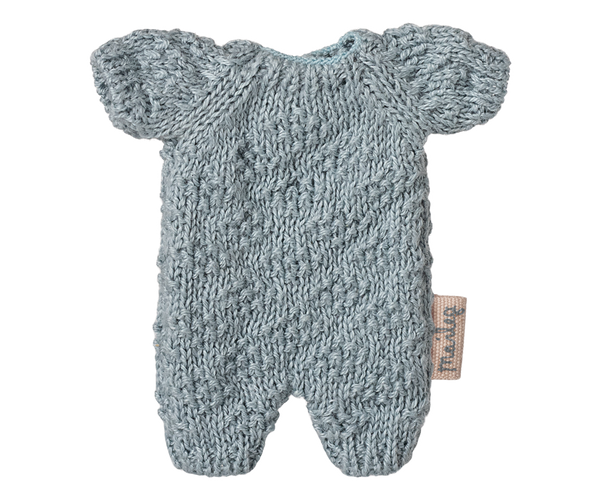 Knitted suit, Micro - Blue by Maileg