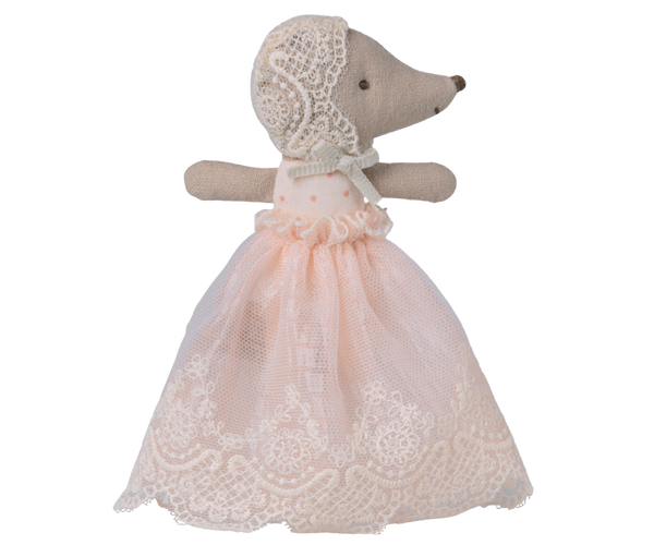Baby mouse in gown- Powder by Maileg