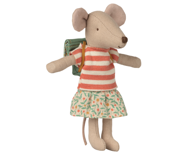 Tricycle mouse, Big sister- Green by Maileg