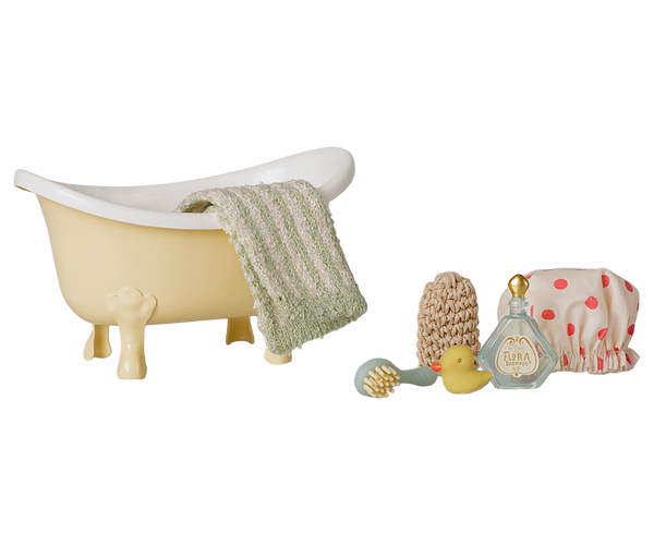 Bathtub set, Mouse - Yellow by Maileg