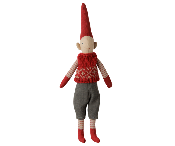Pixy, Size 1 - Boy - Red knitted vest by Maileg