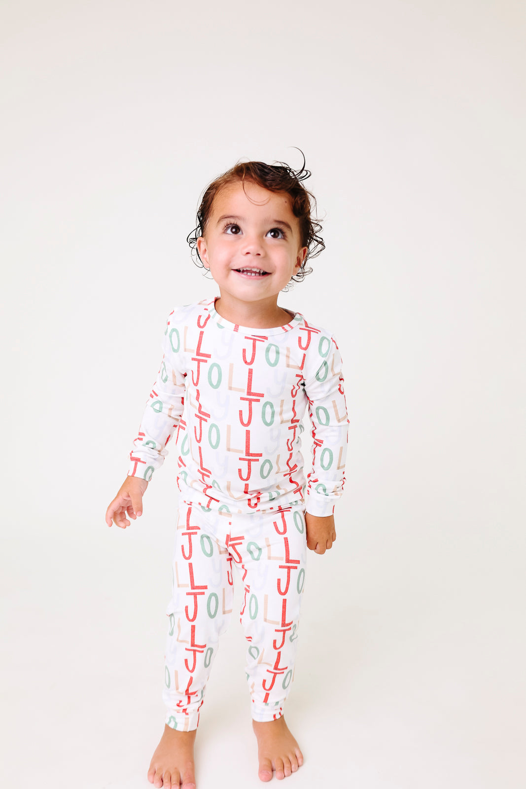 Long Sleeve 2pc Pajama Set - Jolly by Copper Pearl