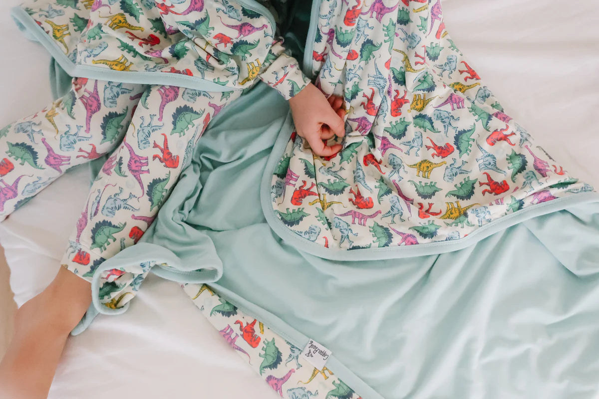 Three-Layer Quilt - Dinosaurs of Jurassic Park by Copper Pearl