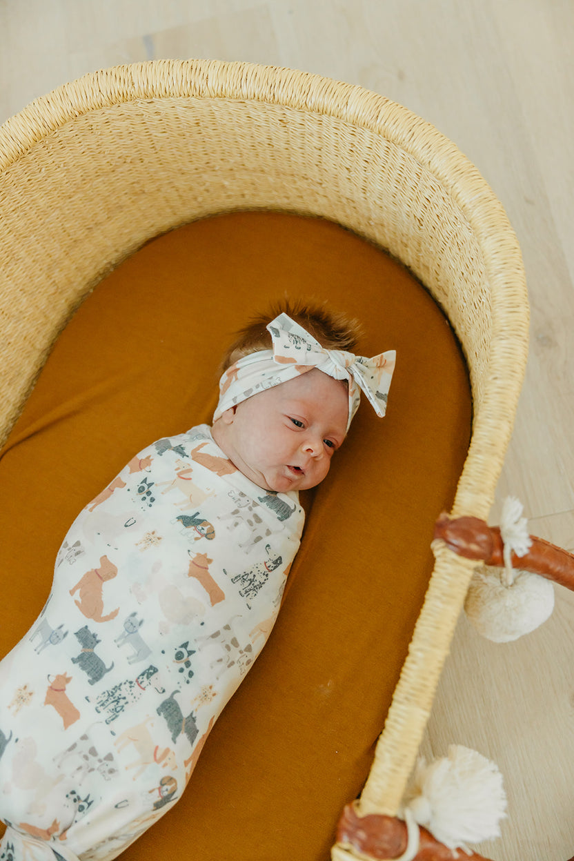 Knit Swaddle Blanket - Rufus by Copper Pearl