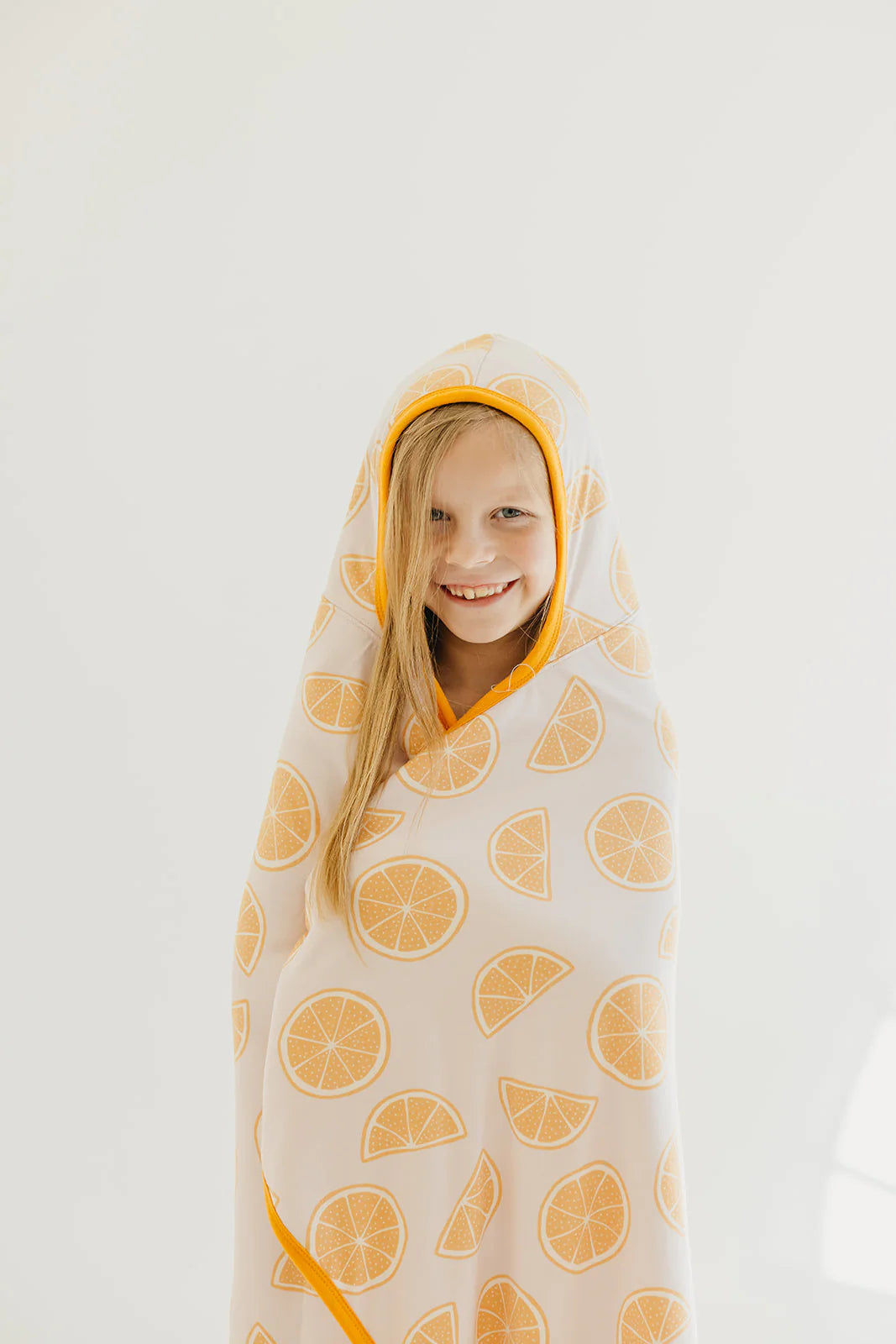 Premium Big Kid Knit Hooded Towel - Cutie by Copper Pearl