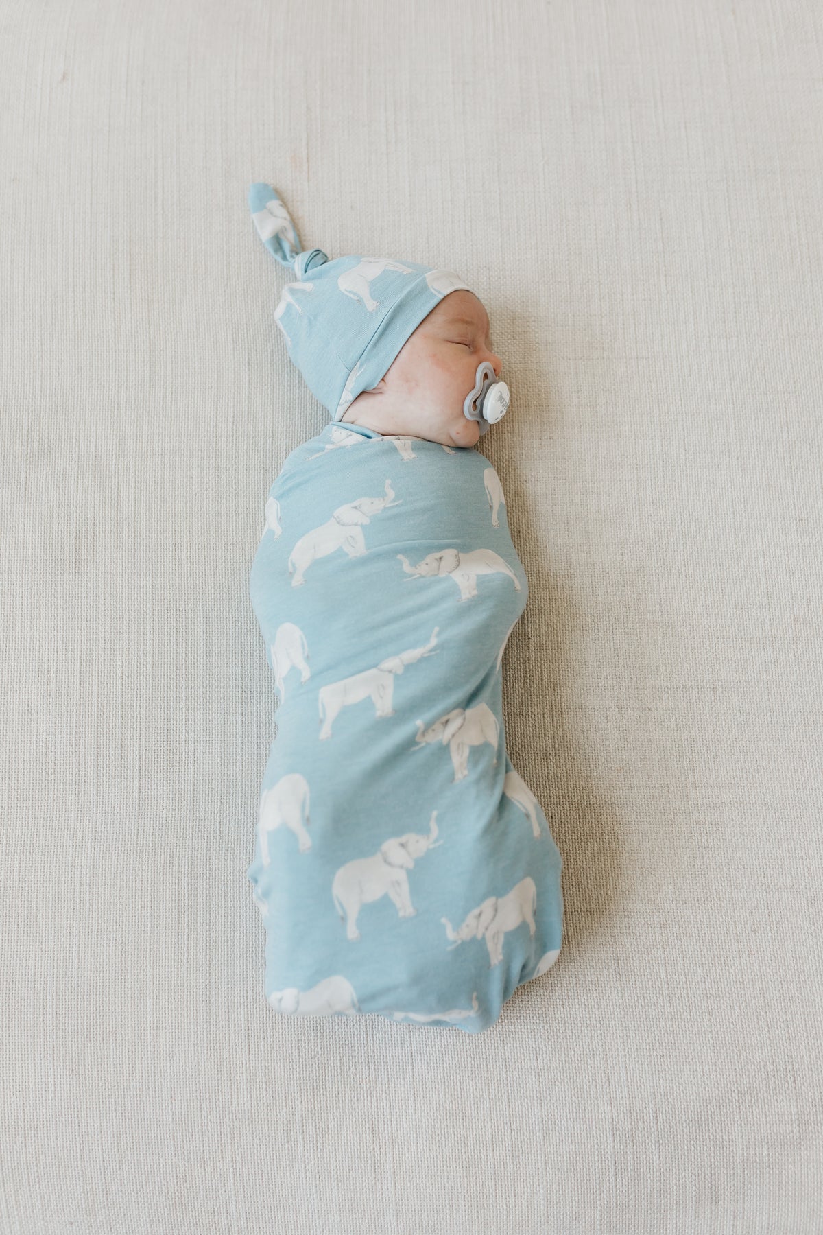 Knit Swaddle Blanket - Peanut by Copper Pearl