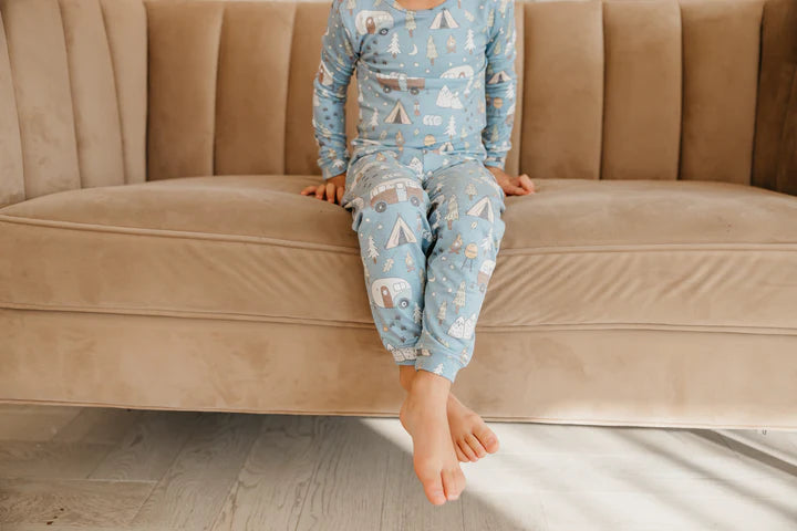 Long Sleeve 2pc Pajama Set in Bridger by Copper Pearl