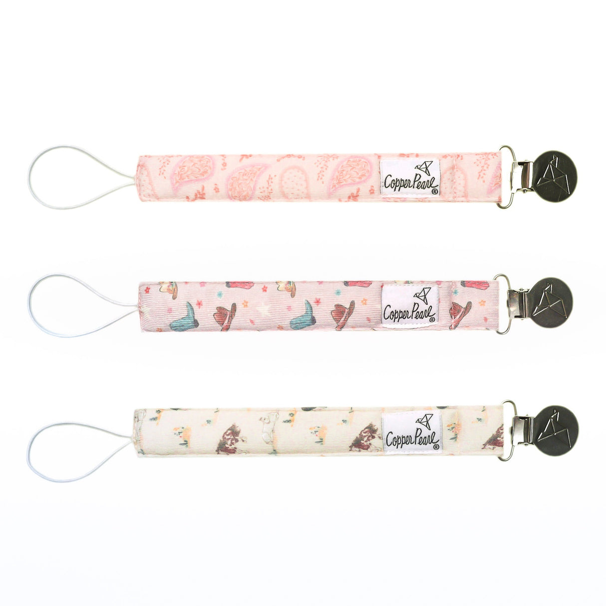 Binky Clips- Cheyenne by Copper Pearl