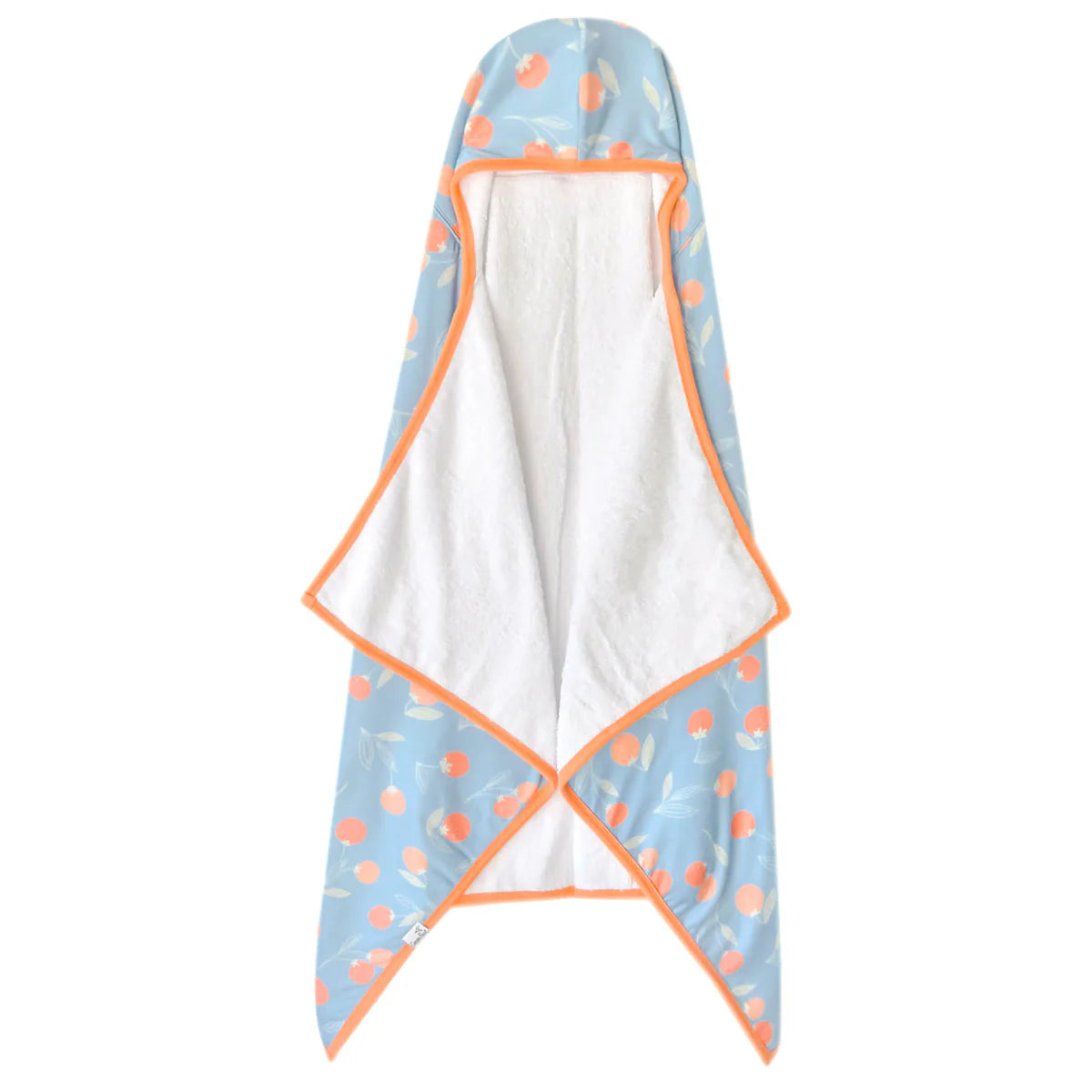 Premium Big Kid Knit Hooded Towel - Clementine by Copper Pearl