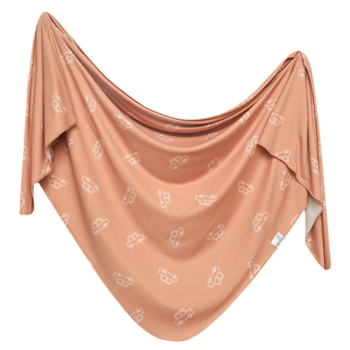 Knit Swaddle Blanket in Cooper by Copper Pearl