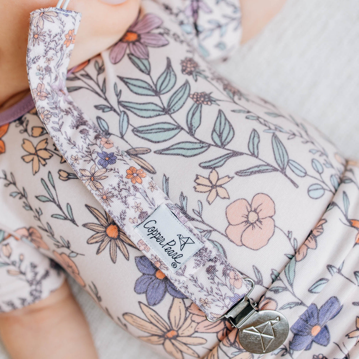 Binky Clips in Flora by Copper Pearl