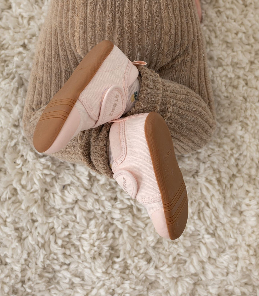 Cruiser™ Natural Shoes for Babies- Haze Pink by Stonz