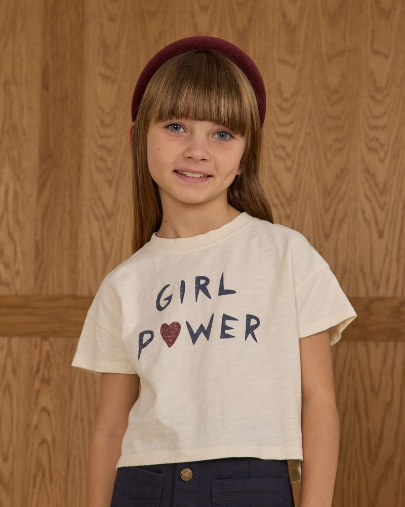 Boxy Tee || Girl Power by Rylee + Cru