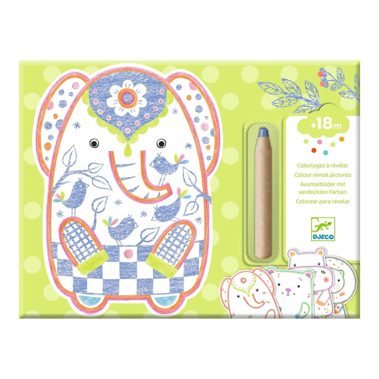 Wild Animals Coloring Kit by Djeco