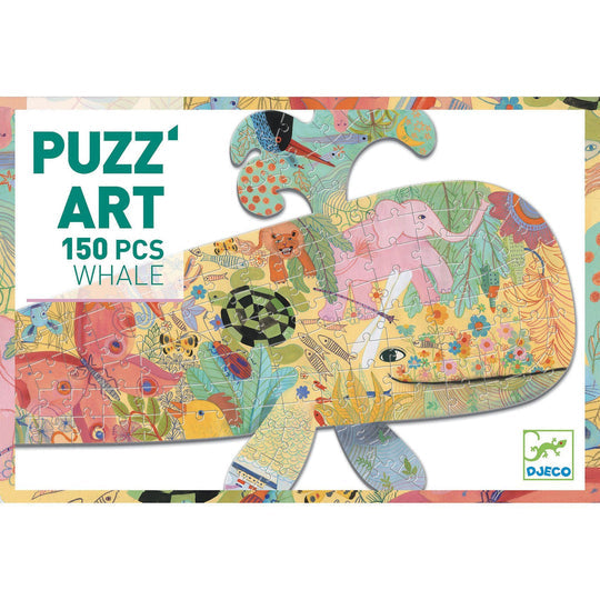 Puzz'Art Whale Jigsaw Puzzle + Poster by Djeco