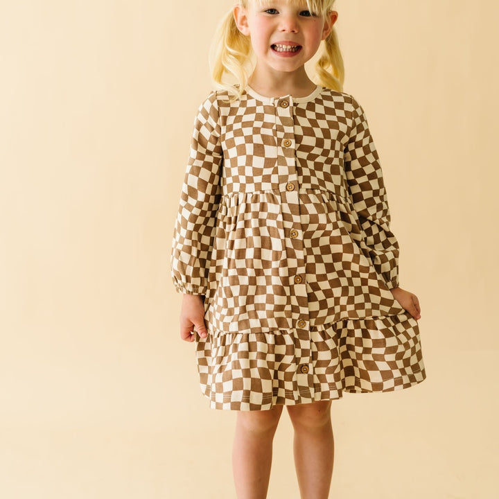 Organic Tiered Dress - Groovy by Makemake