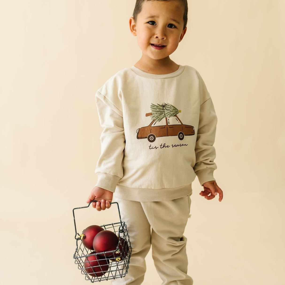 Organic Fleece Sweatshirt - Tis The Season by Makemake