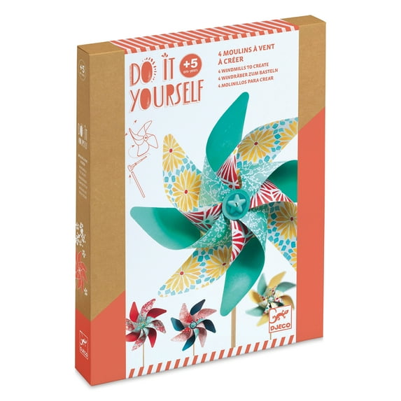 Do It Yourself Pinwheels Kit by Djeco