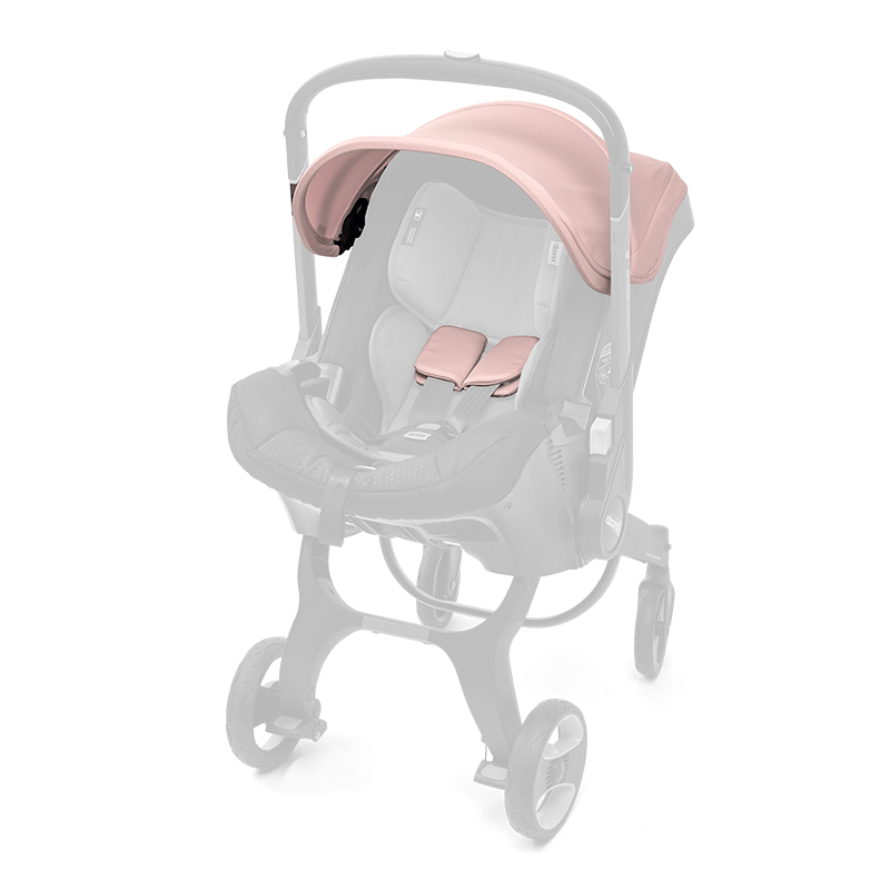 Canopy & Shoulder Pads - Blush Pink by Doona