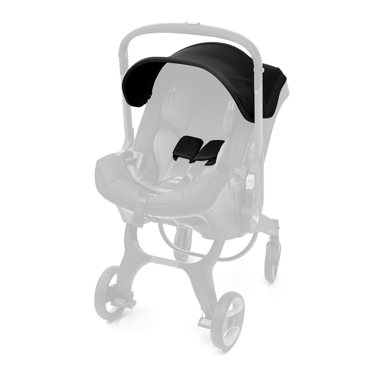 Canopy & Shoulder Pads- Nitro Black by Doona