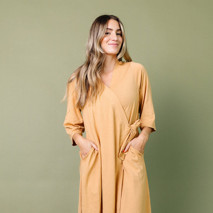 Women's Everyday Robe in Dune by Copper Pearl