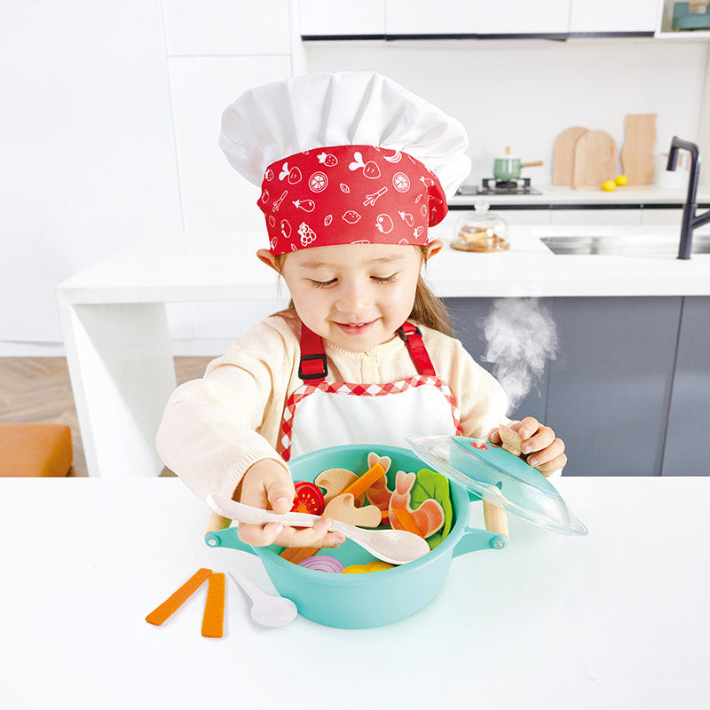 Little Chef Cooking & Steam Playset by Hape