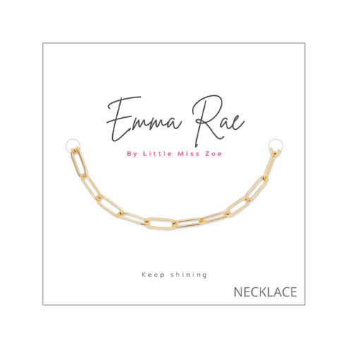 Charm Bar Necklace by Little Miss Zoe