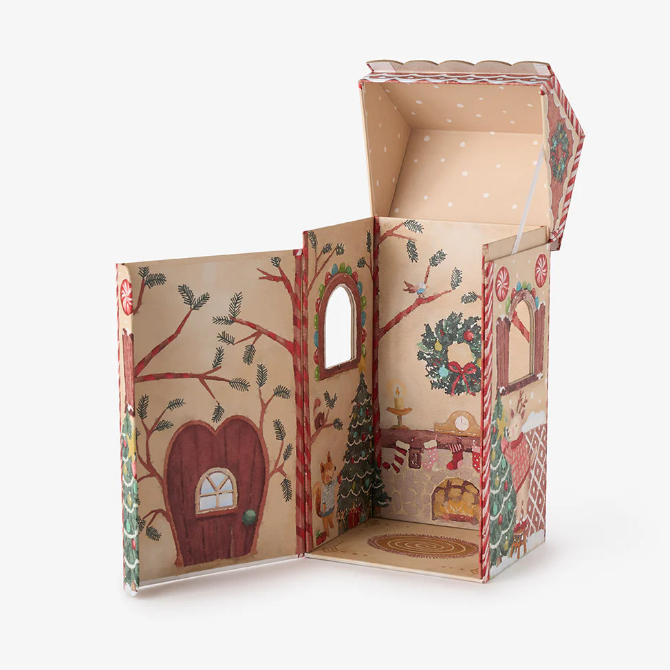 'Jolly' Gingerbread Knit Toy in Gift Box by Elegant Baby