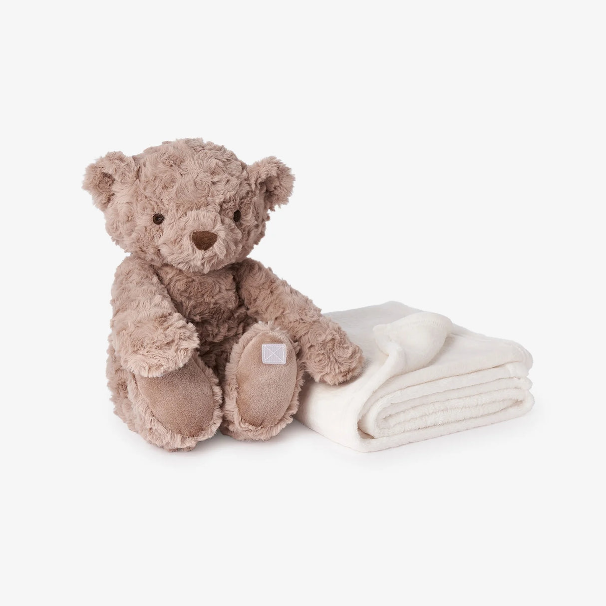 Bear Bedtime Huggie Plush Toy with Blanket by Elegant Baby