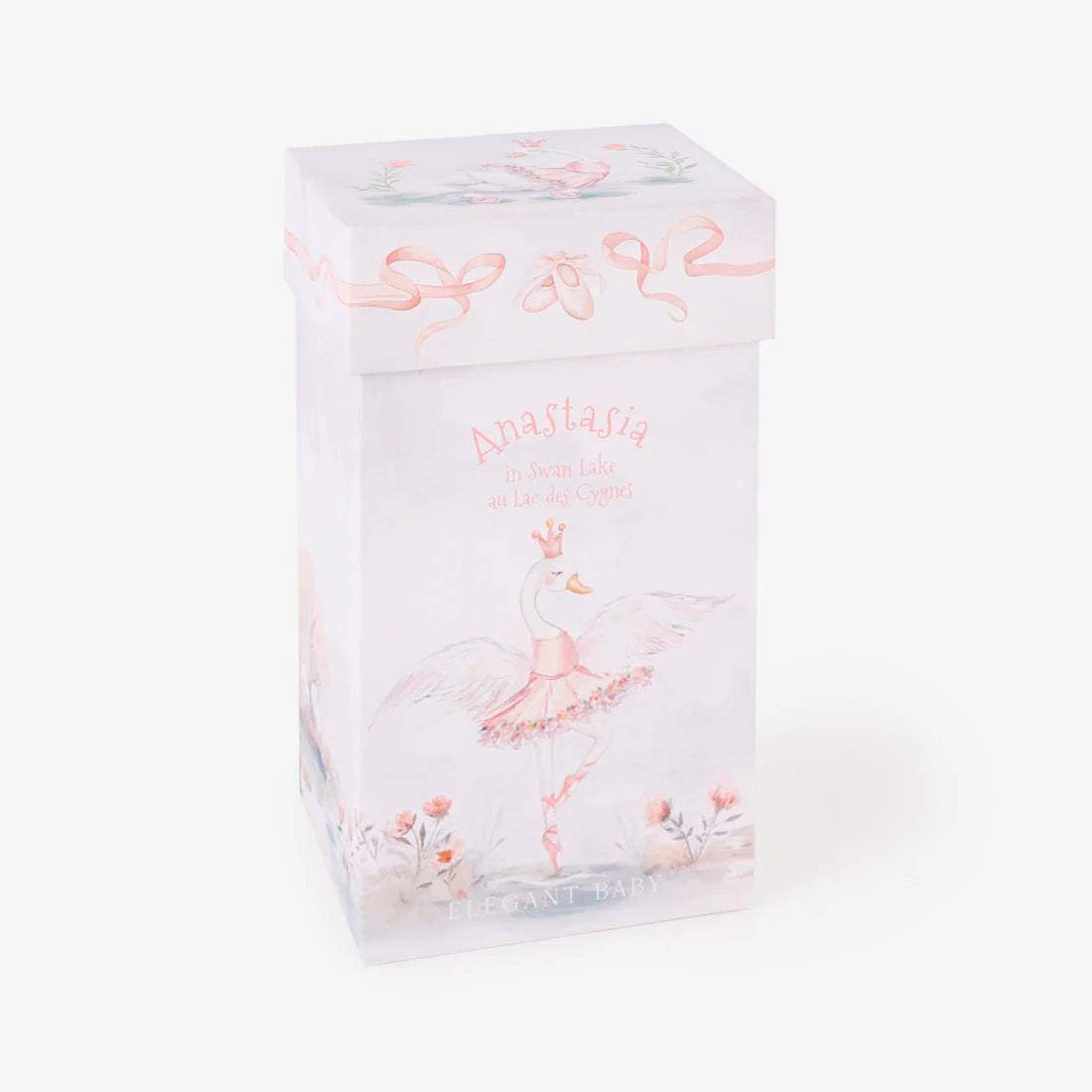 Anastasia the Ballerina Swan Plush Toy w/ Gift Box by Elegant Baby