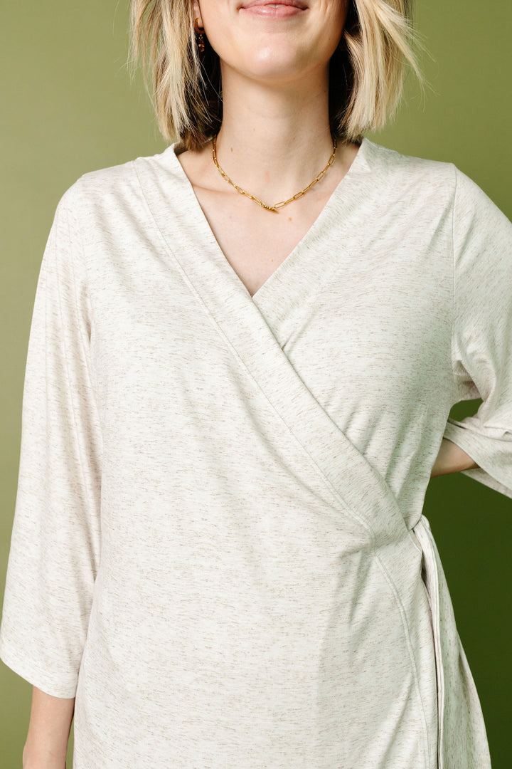 Women's Everyday Robe in Oat by Copper Pearl