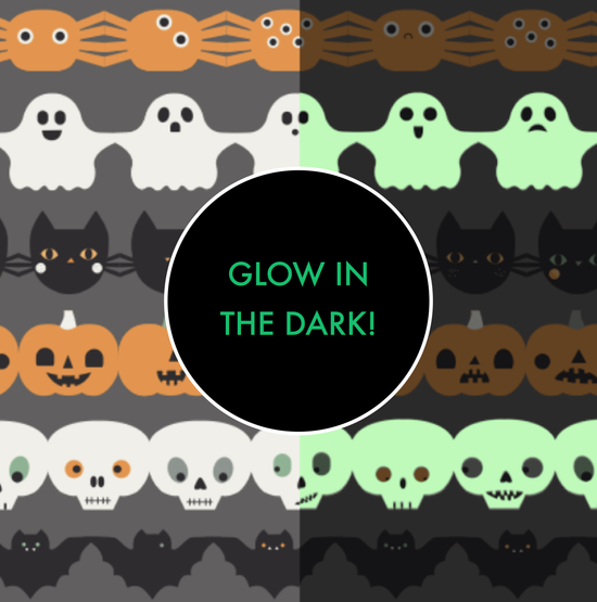 Convertible Romper- Halloween Garland Glow in the Dark by Angel Dear