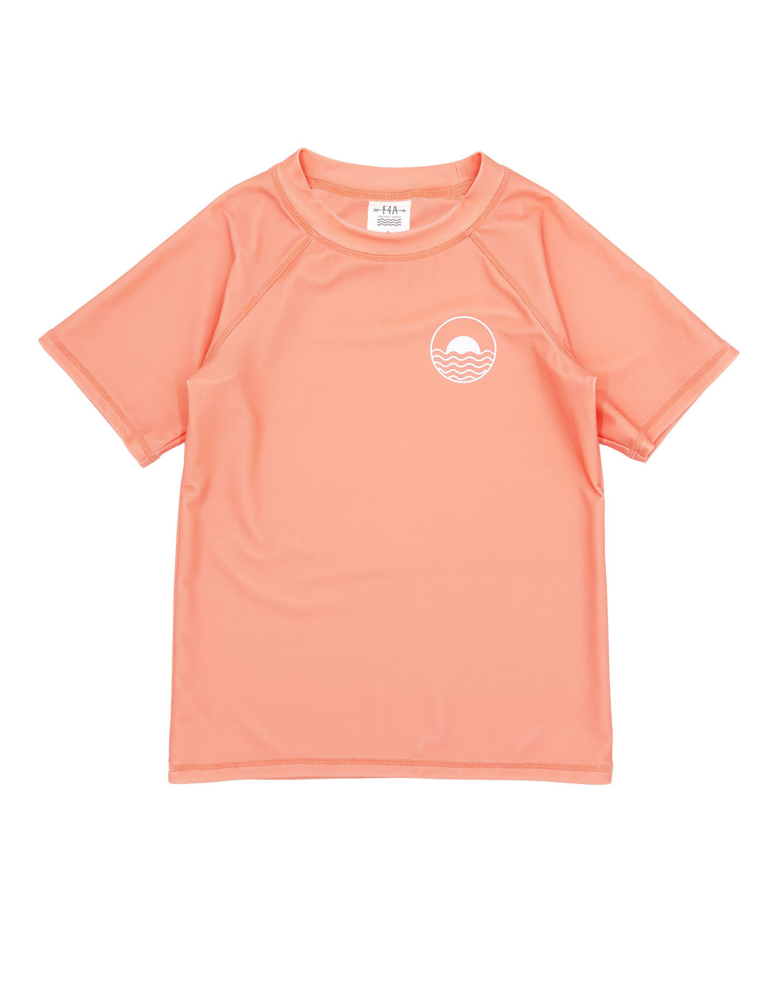 Icon S/S Rashguard in Papaya by Feather 4 Arrow