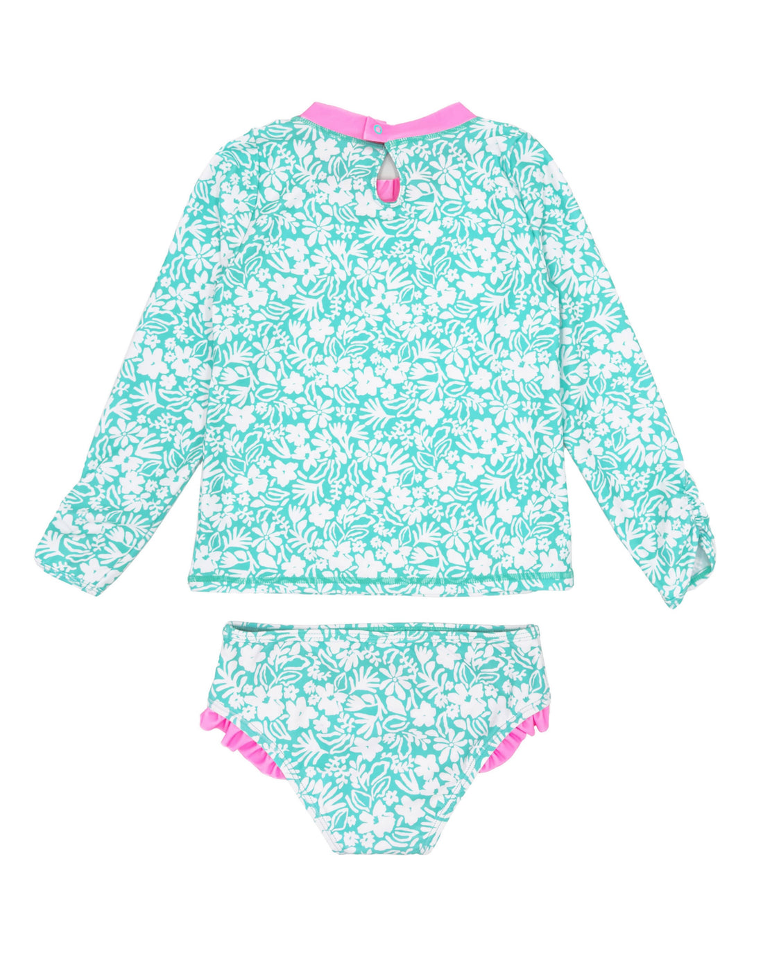 Beach Babe L/S Swim Set in Pool Blue by Feather 4 Arrow