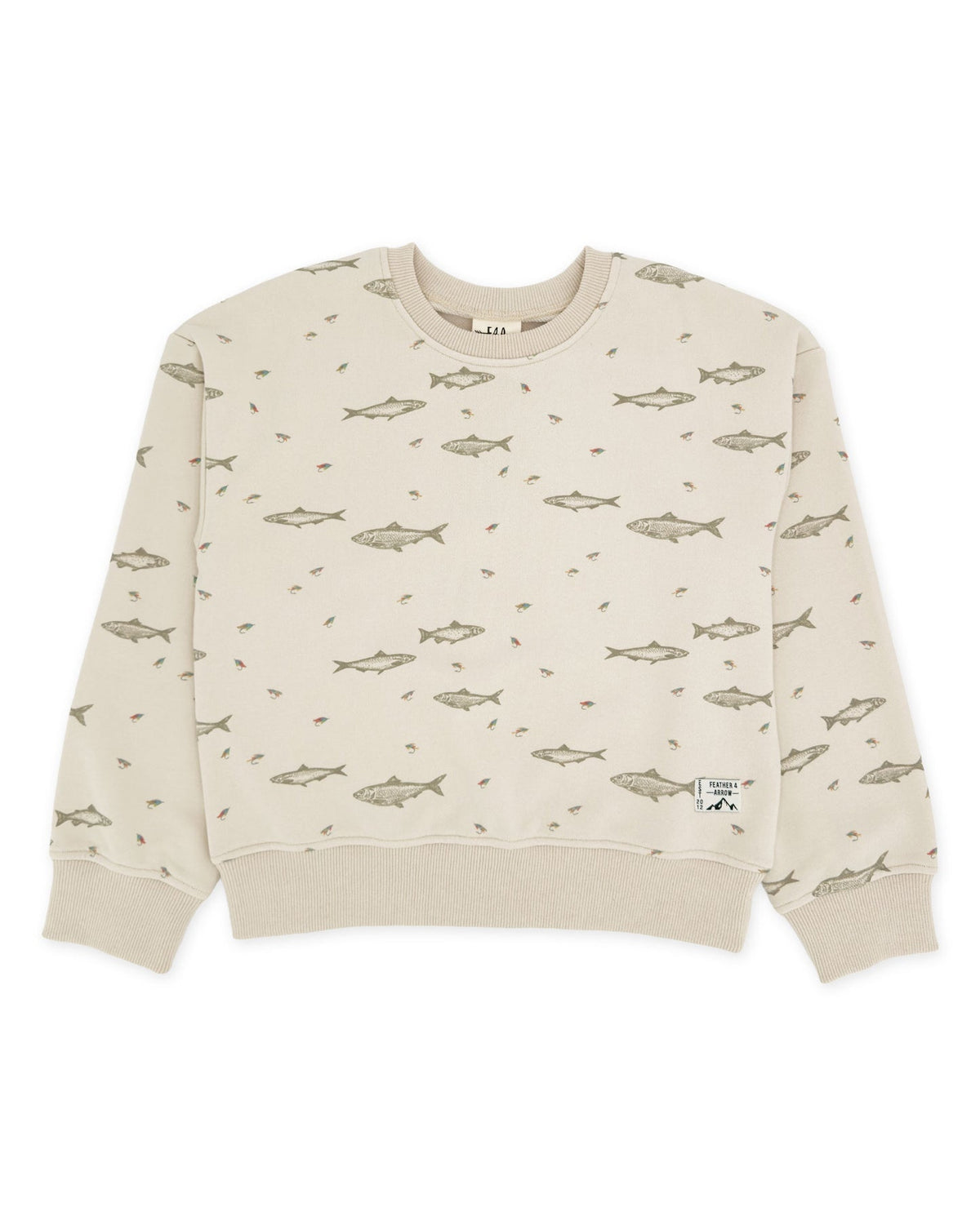 Ryder Fishing Sweatshirt- Oatmeal French Terry by Feather 4 Arrow