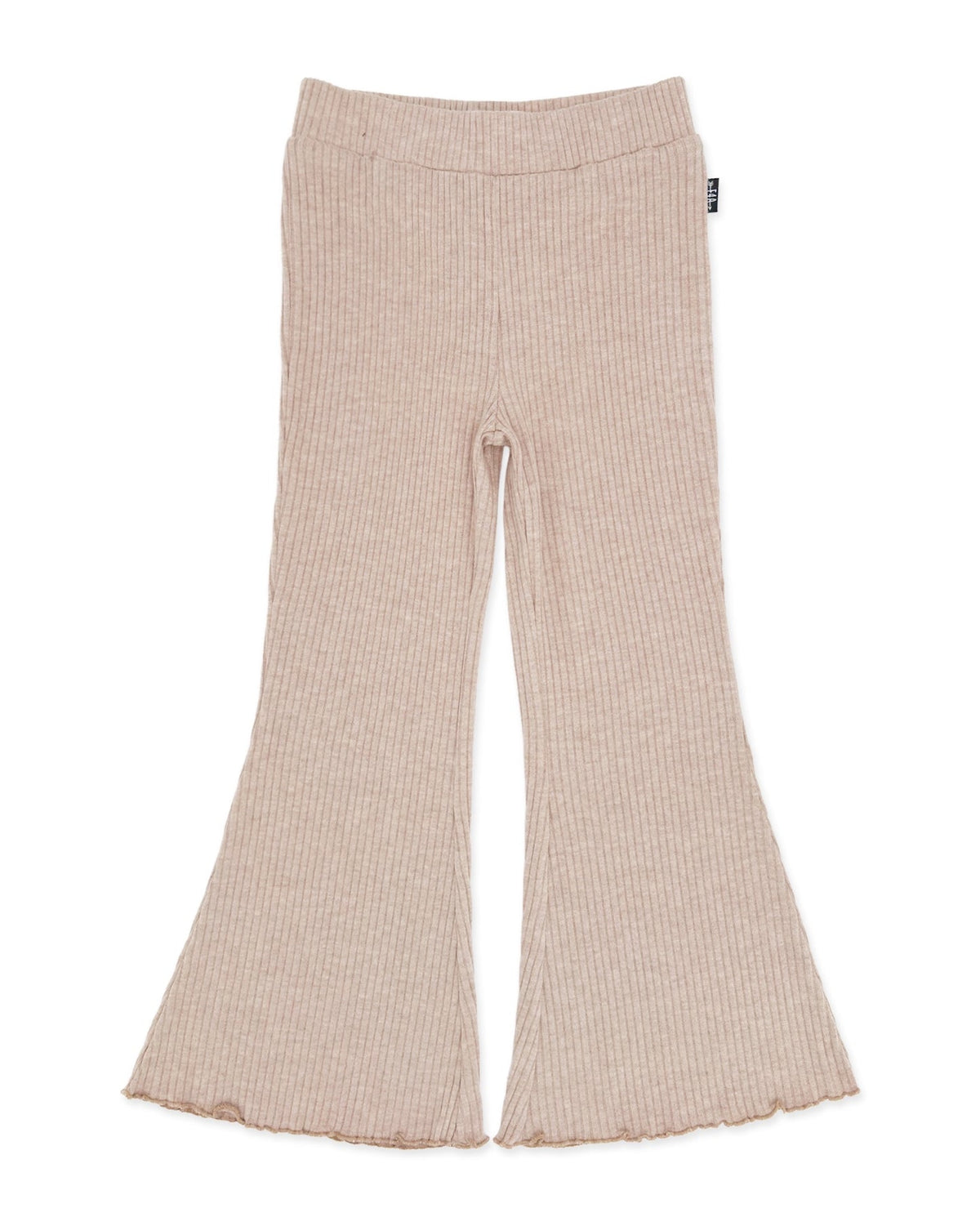 Meadow Bell Bottom Pant- Cocoa Brushed Rib by Feather 4 Arrow