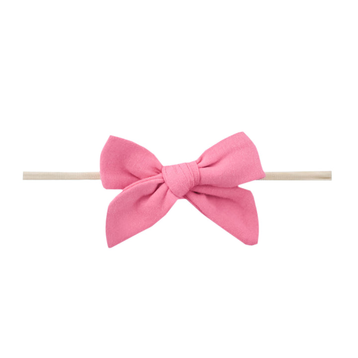 Classic Nylon Bow in Flamingo by Copper Pearl