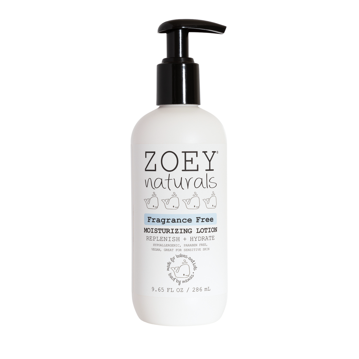 Fragrance Free Moisturizing Lotion by Zoey Naturals