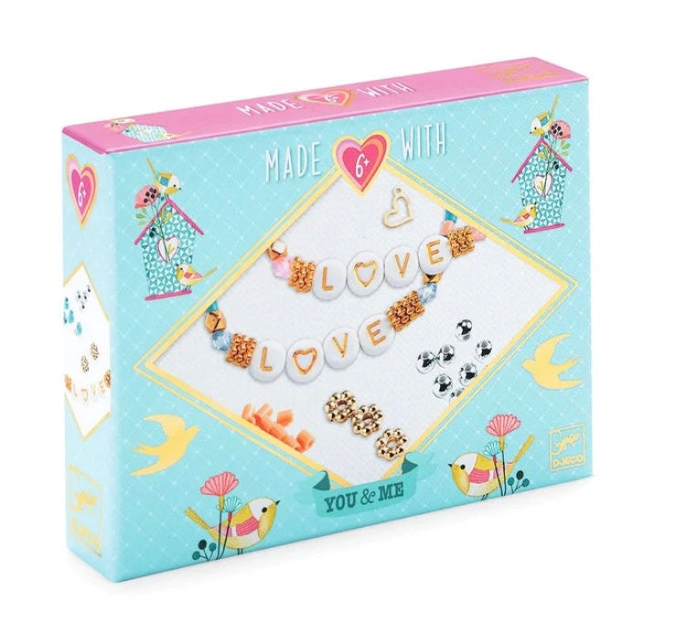 Made With You & Me- Love Letters Bracelet Kit by Djeco