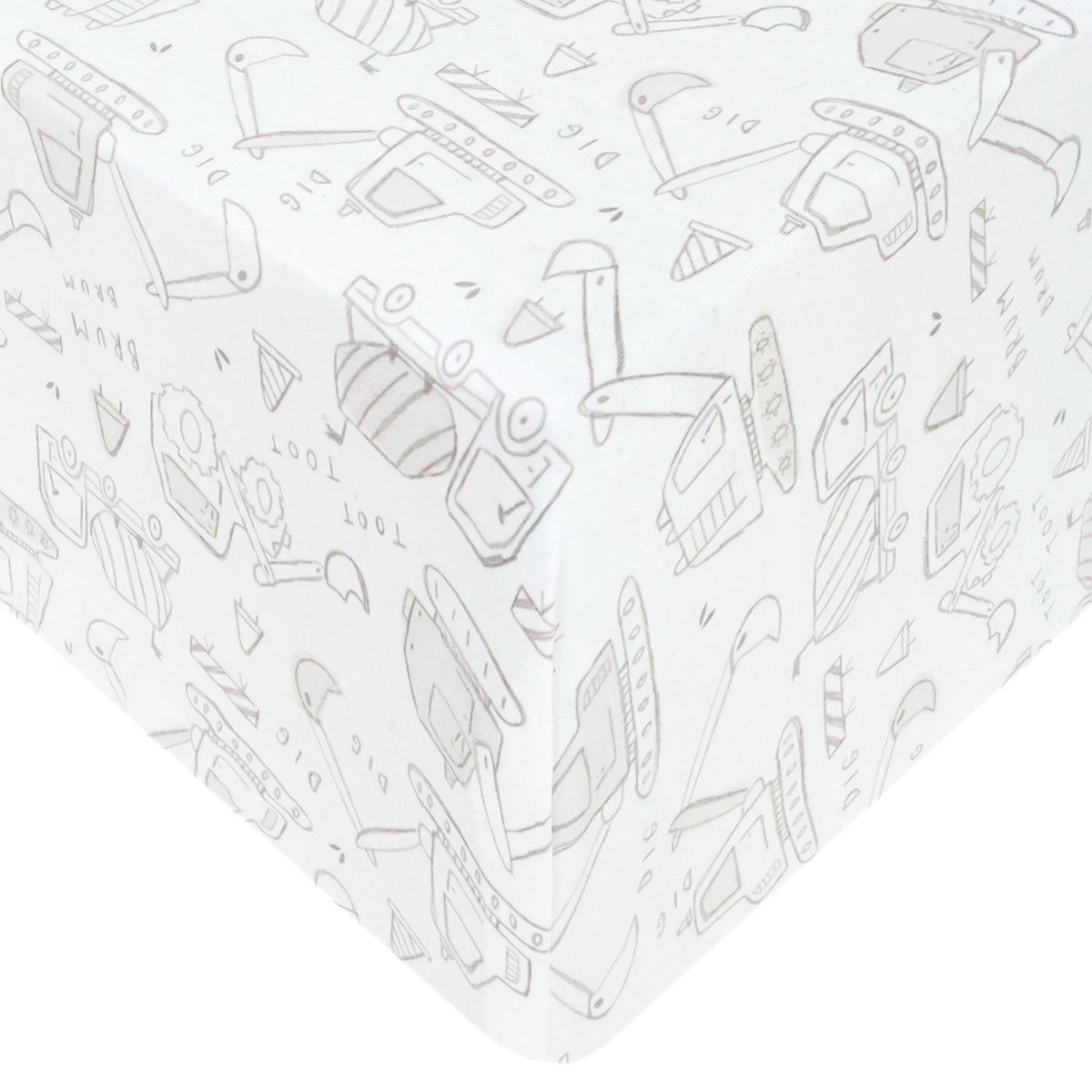 Premium Knit Fitted Crib Sheet- Gage by Copper Pearl