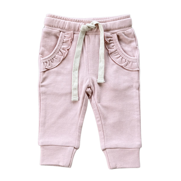 Girl's Joggers- Holiday Blush by Babysprouts