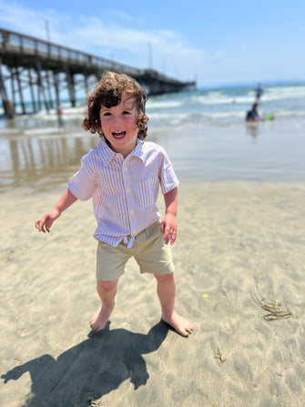 HUGO Stone Twill Boys Shorts by Me & Henry