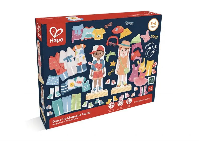 Magnetic Seasons Dress Up Wooden Puzzle by Hape