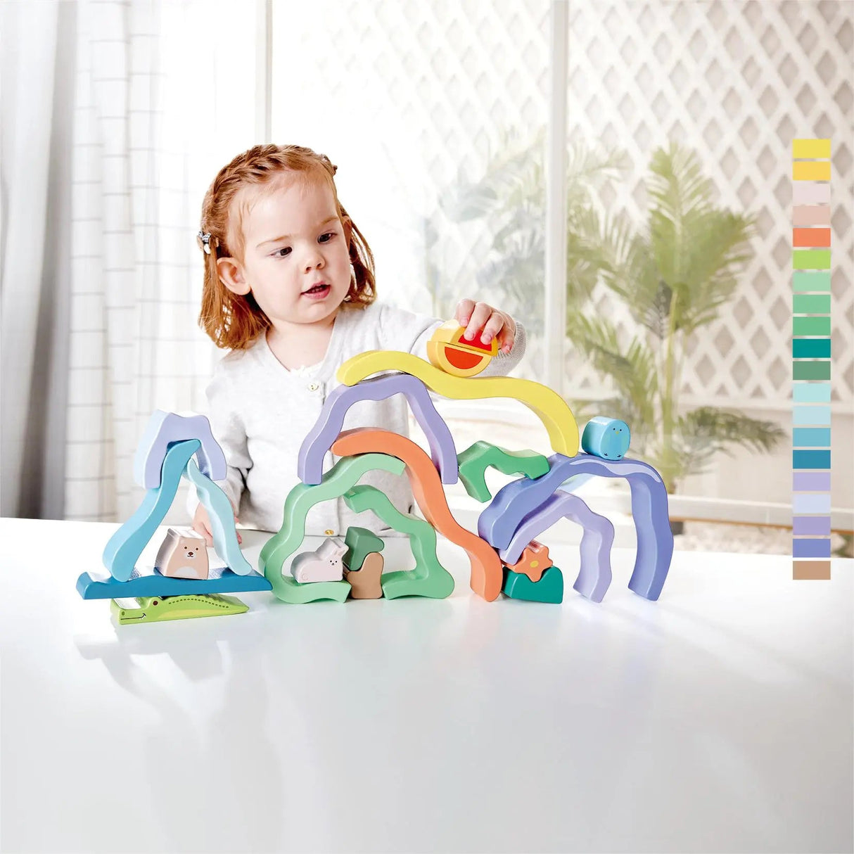 Nature Scene Stacking Blocks by Hape